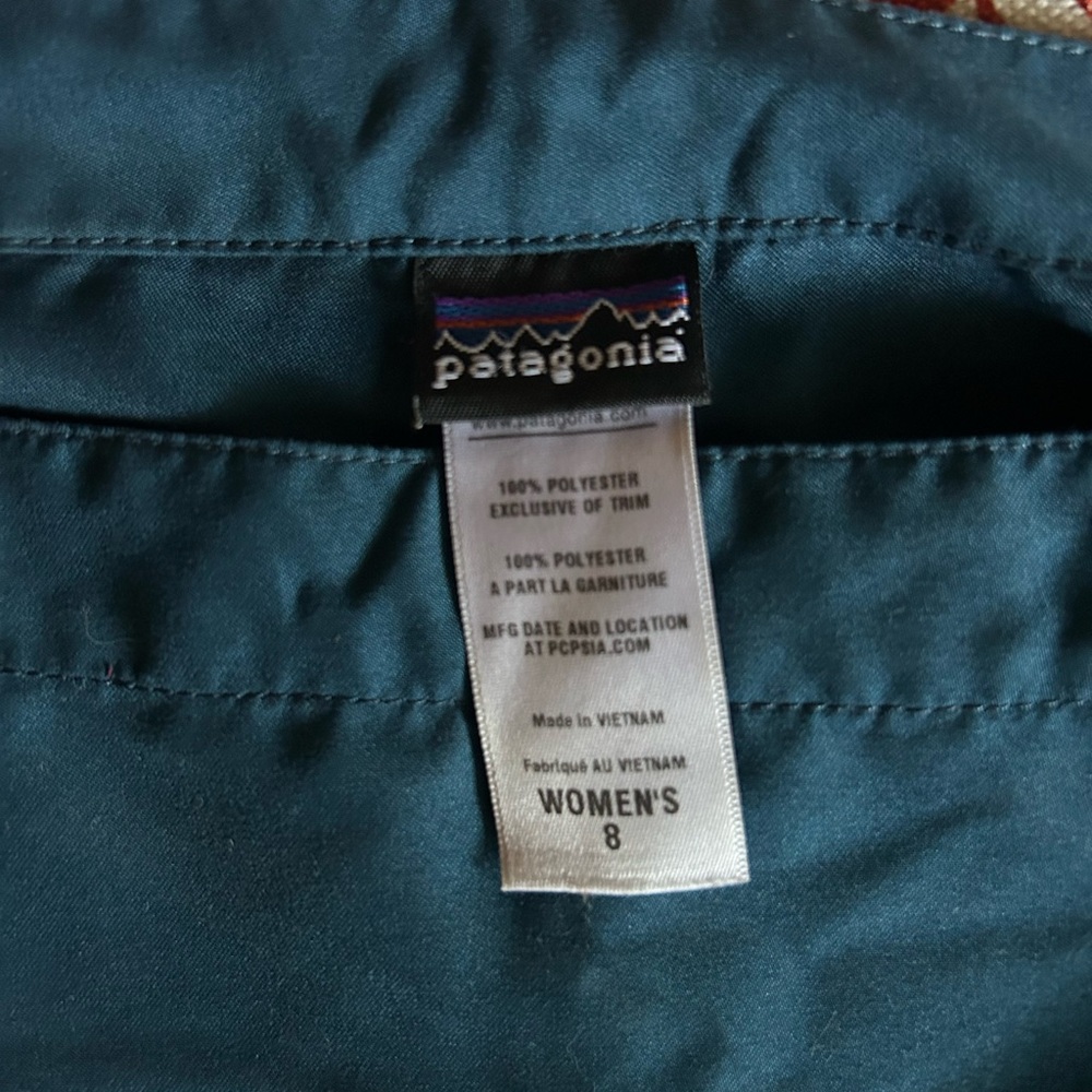 Patagonia Duway Teal A-Line Skirt - Women's Casual Skirt Size 8 - Picture 3 of 3